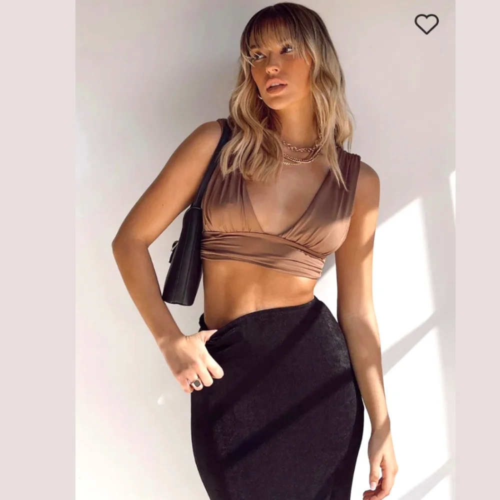 Princess Polly Suki Crop Top Women's Size 2 - Picture 2 of 7